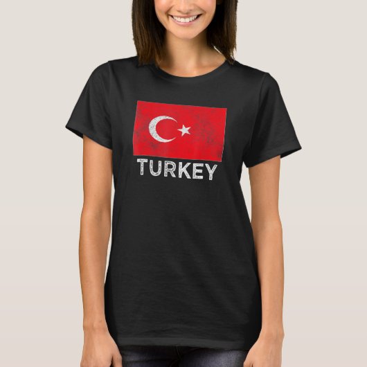 Die türkische Nationalflagge ist für Männer und Fr T-Shirt (Vorderseite)
