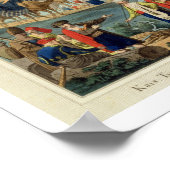 Die türkischen Truppen im Wahlkampf (Gravur) Poster (Ecke)