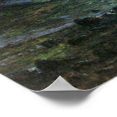 Die türkisfarbene Küste von Bierstadt Poster (Ecke)