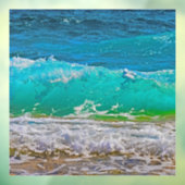 Die türkisfarbene Strandwache Fensteraufkleber (Blatt 3)