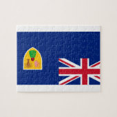 Die Turks- und Caicosinseln-nationale Weltflagge Puzzle (Horizontal)