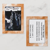 Die Turm-Tarot-Karte Visitenkarte (Vorne/Hinten)