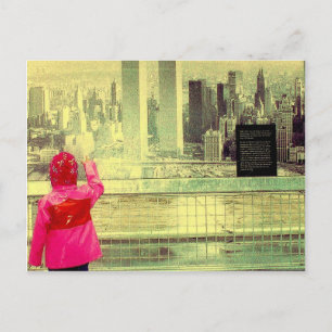 Die Türme und das Kind Postkarte