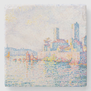 Die Türme von Antibes (von Paul Signac) Steinuntersetzer