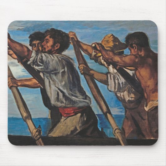 Die Türme (von Hans von Marées) Mousepad (Vorne)