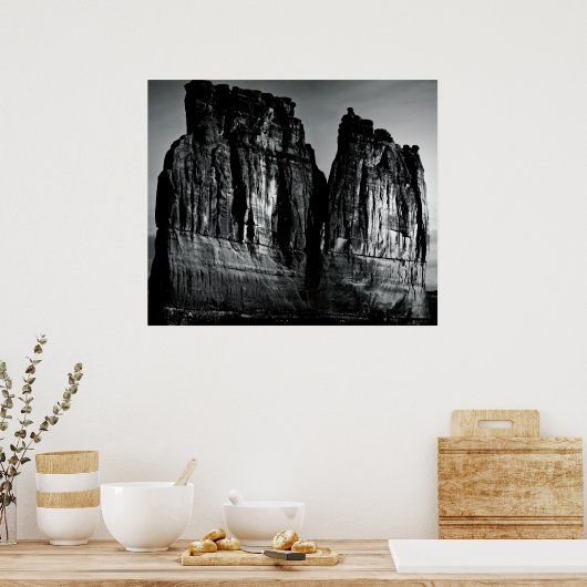 Die Türme warten auf Poster (Küche)