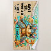 DIE TURTLES gerettet Strandtuch (Vorderseite)