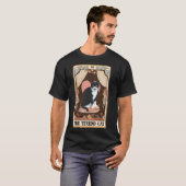Die Tuxedo Cat Tarot Card Tuxedo Cat Tuxedo Mama C T-Shirt (Vorne ganz)