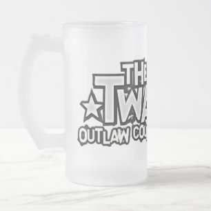 Die Twains Logo-mattierte Tasse! Mattglas Bierglas