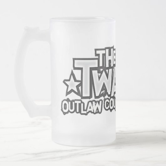 Die Twains Logo-mattierte Tasse! Mattglas Bierglas (Links)