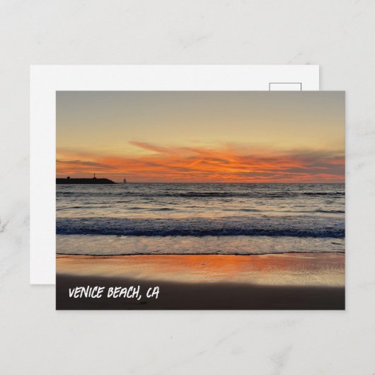 Die Twilight Hour - Venice Beach, CA Postkarte (Vorne/Hinten)