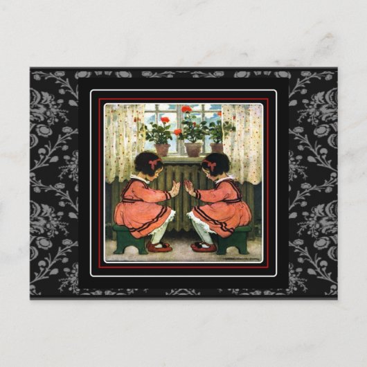 Die Twins ~ Jessie Wilcox Smith Postcard Postkarte (Vorderseite)