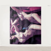 Die Twins - sinnliche Kunstwerke im japanischen St Wandteppich (Vorderseite)