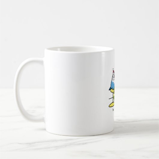 Die Twitter-Chubby-Budgies der Saison Kaffeetasse (Links)