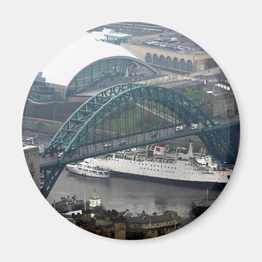 Die Tyne-Brücke Magnet (Vorne)