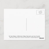 Die Tyne-Brücke und die Millennium-Brücke Postkarte (Rückseite)