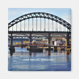 Die tyne-Brücken, Newcastle nach Tyne, England Magnet