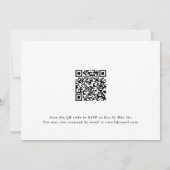 Die UAwg des QR-Codes für einfache Minimalistische Einladung (Rückseite)