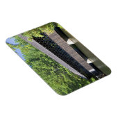 Die überdachte Brücke Stone Mountain bei Stone Magnet (Rechte Seite)