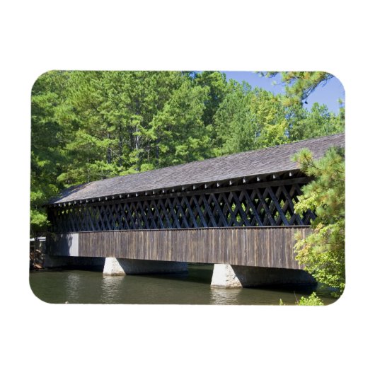 Die überdachte Brücke Stone Mountain bei Stone Magnet (Horizontal)