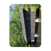 Die überdachte Brücke Stone Mountain bei Stone Magnet (Vertikal)