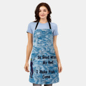 Die überdruckbare Spitze eines Fisherman Schürze (Getragen)