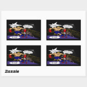 Die Übereinstimmung Rechteckiger Aufkleber (Blatt)