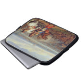Die Überfahrt des Rheins, am 12. Juni 1672 (Öl an Laptopschutzhülle (Vorne Knopf)