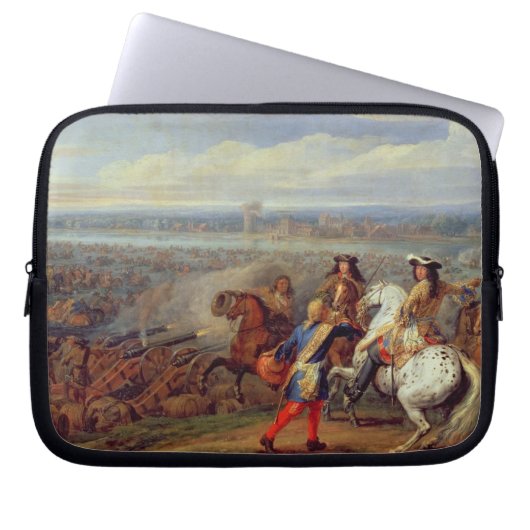 Die Überfahrt des Rheins, am 12. Juni 1672 (Öl an Laptopschutzhülle (Vorderseite)