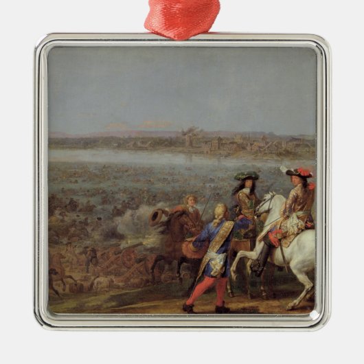 Die Überfahrt des Rheins, am 12. Juni 1672 Silbernes Ornament (Vorne)