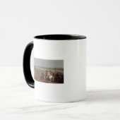 Die Überfahrt des Rheins, am 12. Juni 1672 Tasse (Vorderseite Links)