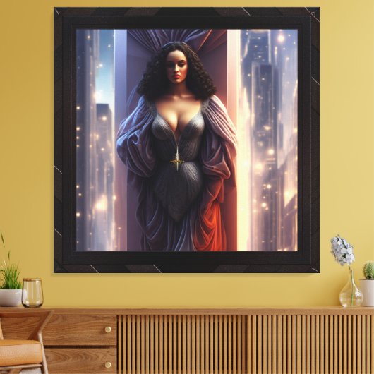 Die Übergabe einer Zeitspanne durch Xzendor7 Leinwanddruck (Insitu (Wohnzimmer))