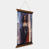 Die Übergabe einer Zeitspanne durch Xzendor7 Wandteppich Mit Holzrahmen (Gewinkelt)