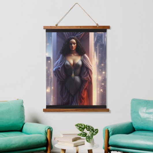 Die Übergabe einer Zeitspanne durch Xzendor7 Wandteppich Mit Holzrahmen (Wohnzimmer)