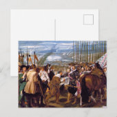 Die Übergabe von Breda Postkarte (Vorne/Hinten)