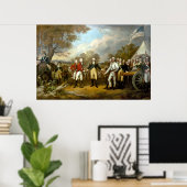 Die Übergabe von General Burgoyne Poster (Heimbüro)