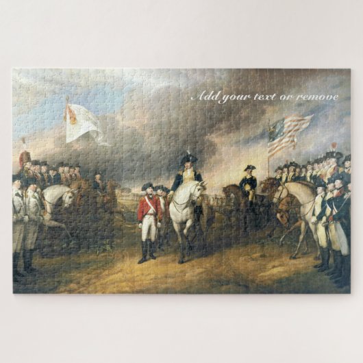 Die Übergabe von Lord Cornwallis in Yorktown, Puzzle (Horizontal)