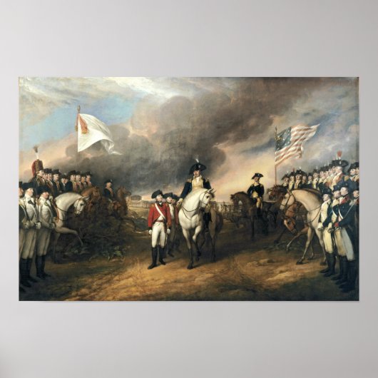 Die Übergabe von Lord Cornwallis Poster (Vorne)