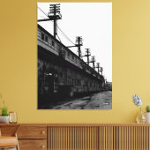 Die überholte amerikanische Industrie - industriel Leinwanddruck (Insitu (Wohnzimmer))