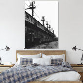 Die überholte amerikanische Industrie - industriel Leinwanddruck (Insitu (Schlafzimmer))
