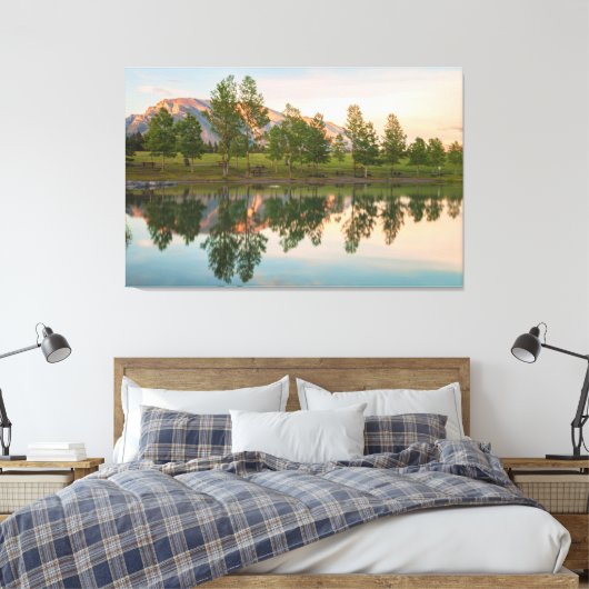 Die Überlegungen Leinwanddruck (Insitu (Schlafzimmer))