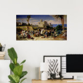 Die Übernahme Beiruts durch die Kreuzfahrer Poster (Heimbüro)