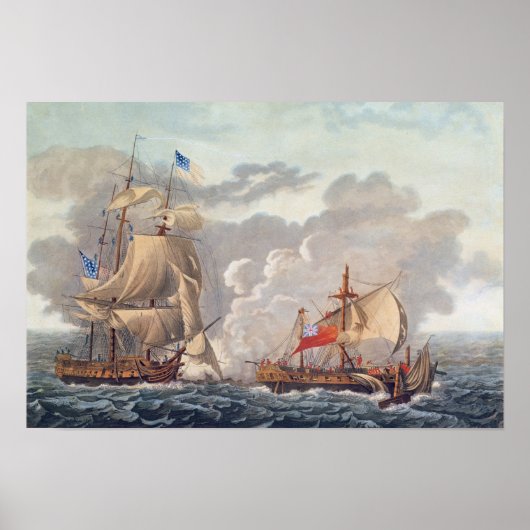 Die Übernahme des englischen Schiffes "The Java" Poster (Vorne)