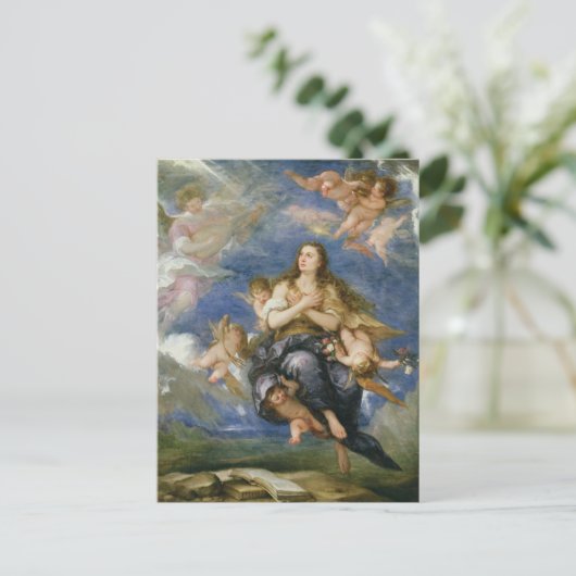 Die Übernahme von Mary Magdalene (Öl auf Leinwand) Postkarte (Stehend Vorderseite)