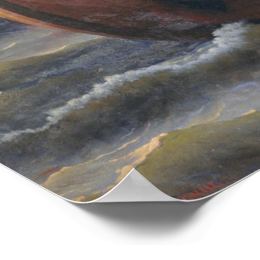 Die Überquerung des Bosporus Poster (Ecke)