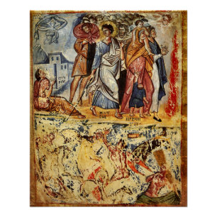 Die Überquerung des byzantinischen Roten Meeres Poster