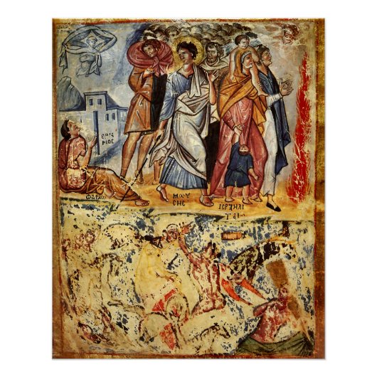 Die Überquerung des byzantinischen Roten Meeres Poster (Vorderseite)