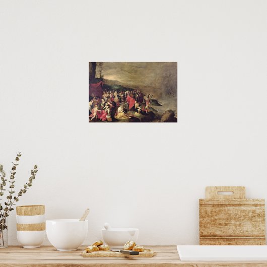 Die Überquerung des Roten Meeres Poster (Küche)