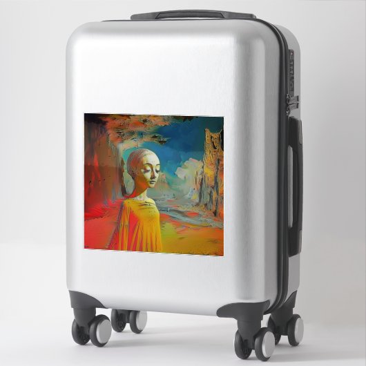 Die Überraschung Aufkleber (Koffer)