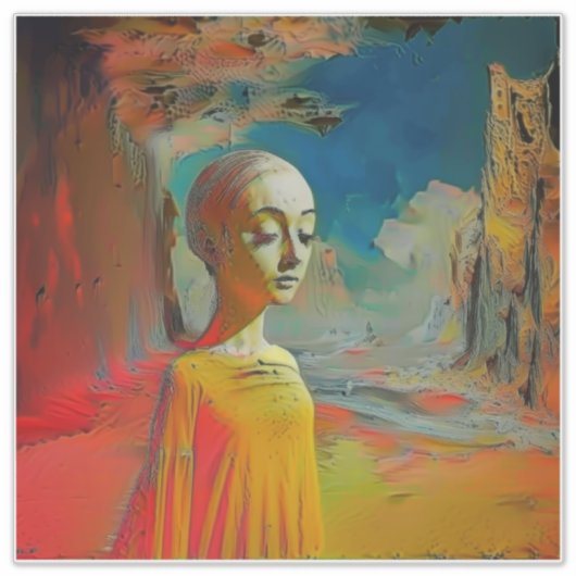 Die Überraschung Aufkleber (Vorderseite)